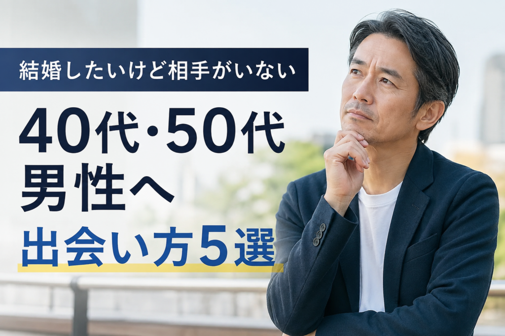 50代40代の出会い5選